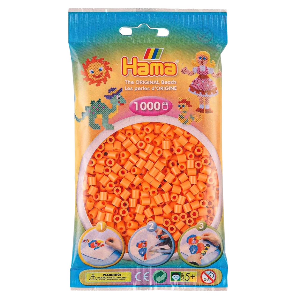 Hama Beads 1000 Midi Beads Refill Bags Assorted Colours Arts & Crafts Set Ages