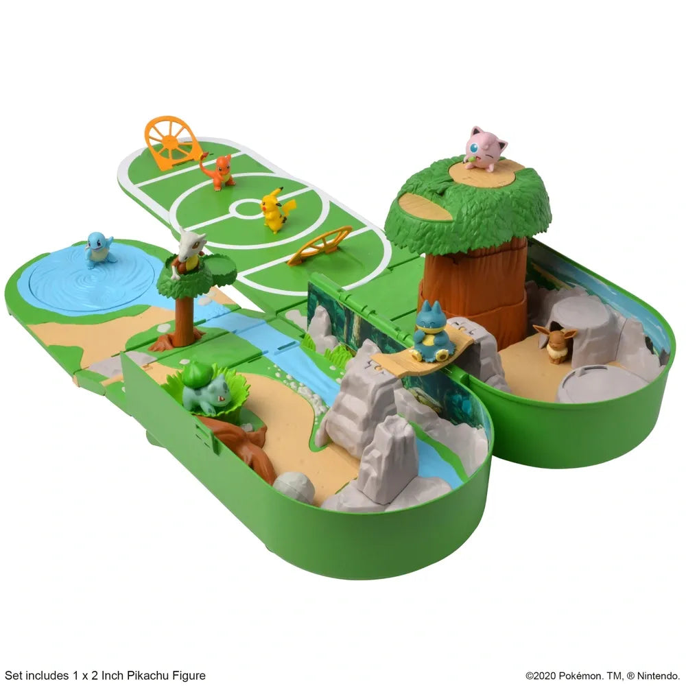 Pokémon Kanto Battle Figures Playset with Pikachu 30cm Carry Case