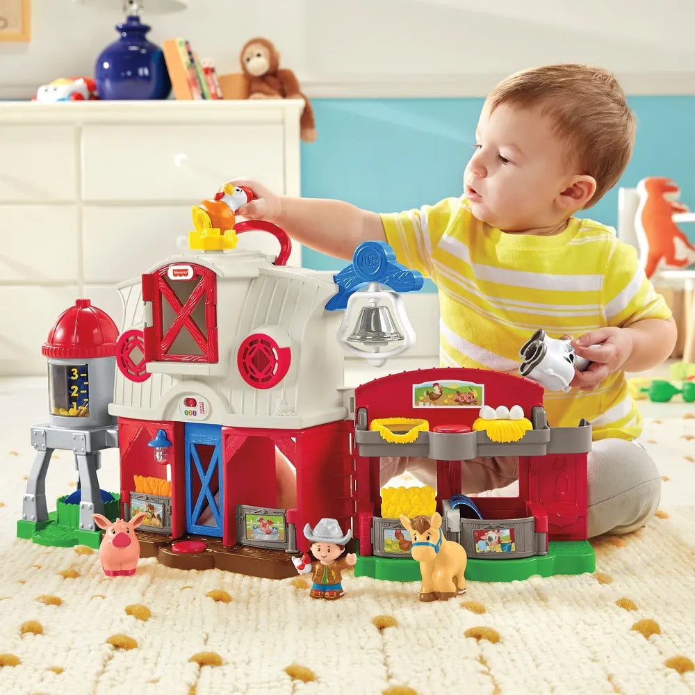 Fisher-Price Little People Farm Playset – Caring for Animals Fun & Learning