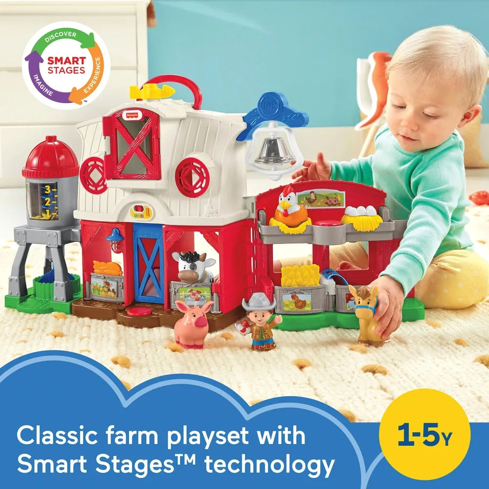 Fisher-Price Little People Farm Playset – Caring for Animals Fun & Learning
