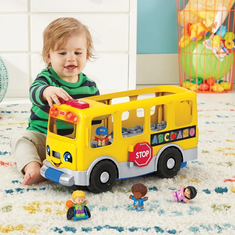 Little People Big Yellow School Bus Toy by Fisher-Price