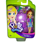 Polly Pocket Accessories Doll Set 9 Cm Trendy Outfit & Mini Dolls Mattel Toy