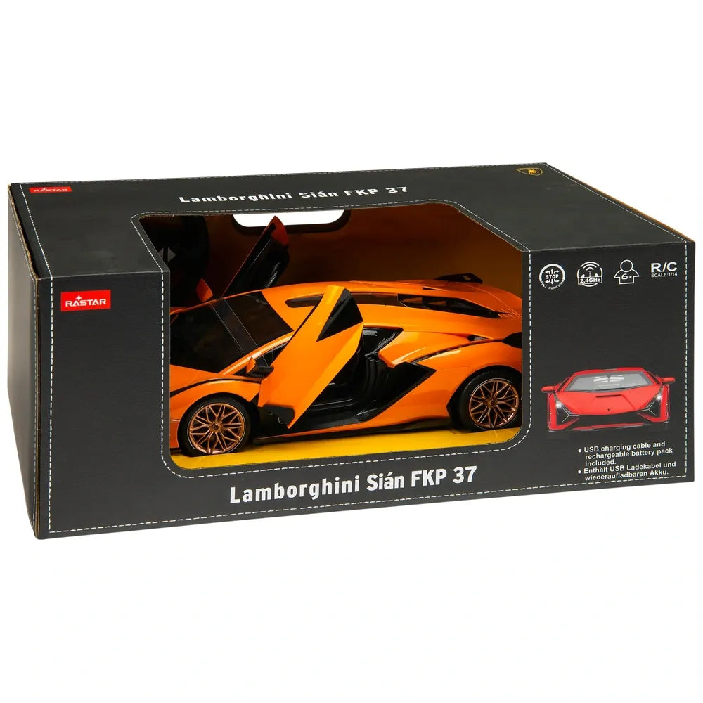 1:14 Scale Lamborghini Sian Remote Control Car Toy with Lights & Sound
