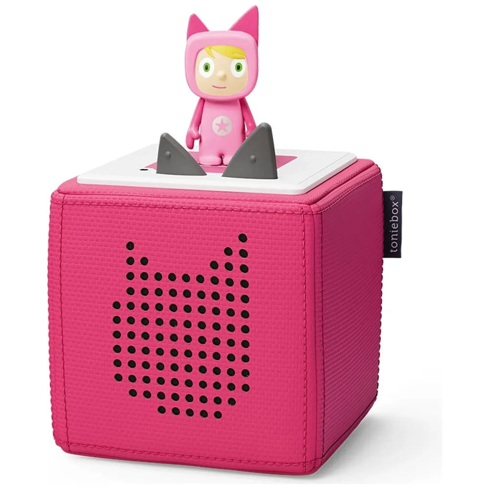 Tonies Toniebox Starter Set – Pink Audio Speaker for Kids