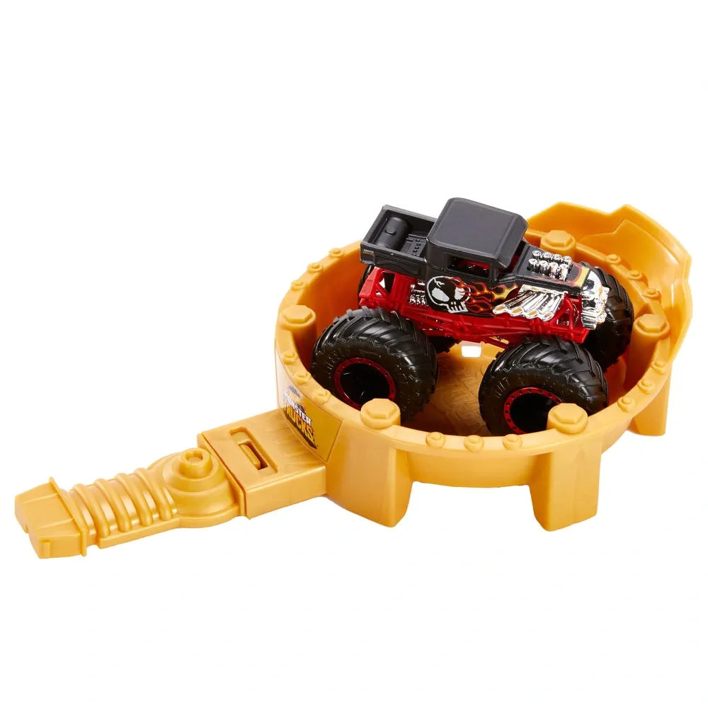 Hot Wheels Monster Trucks Loop Playset with 8 Exciting Die-Cast Cars