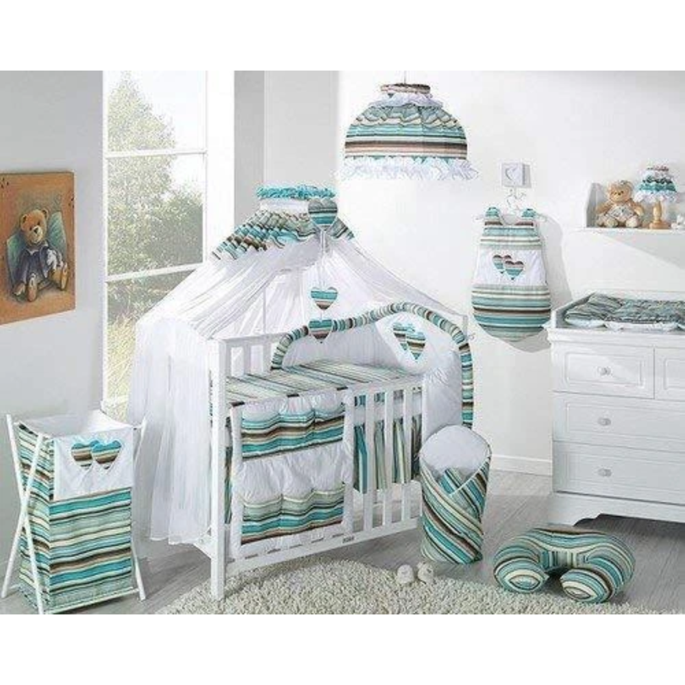 Baby Nursery Canopy Drape Mosquito Net with Holder Cot Crib Bed Canopy
