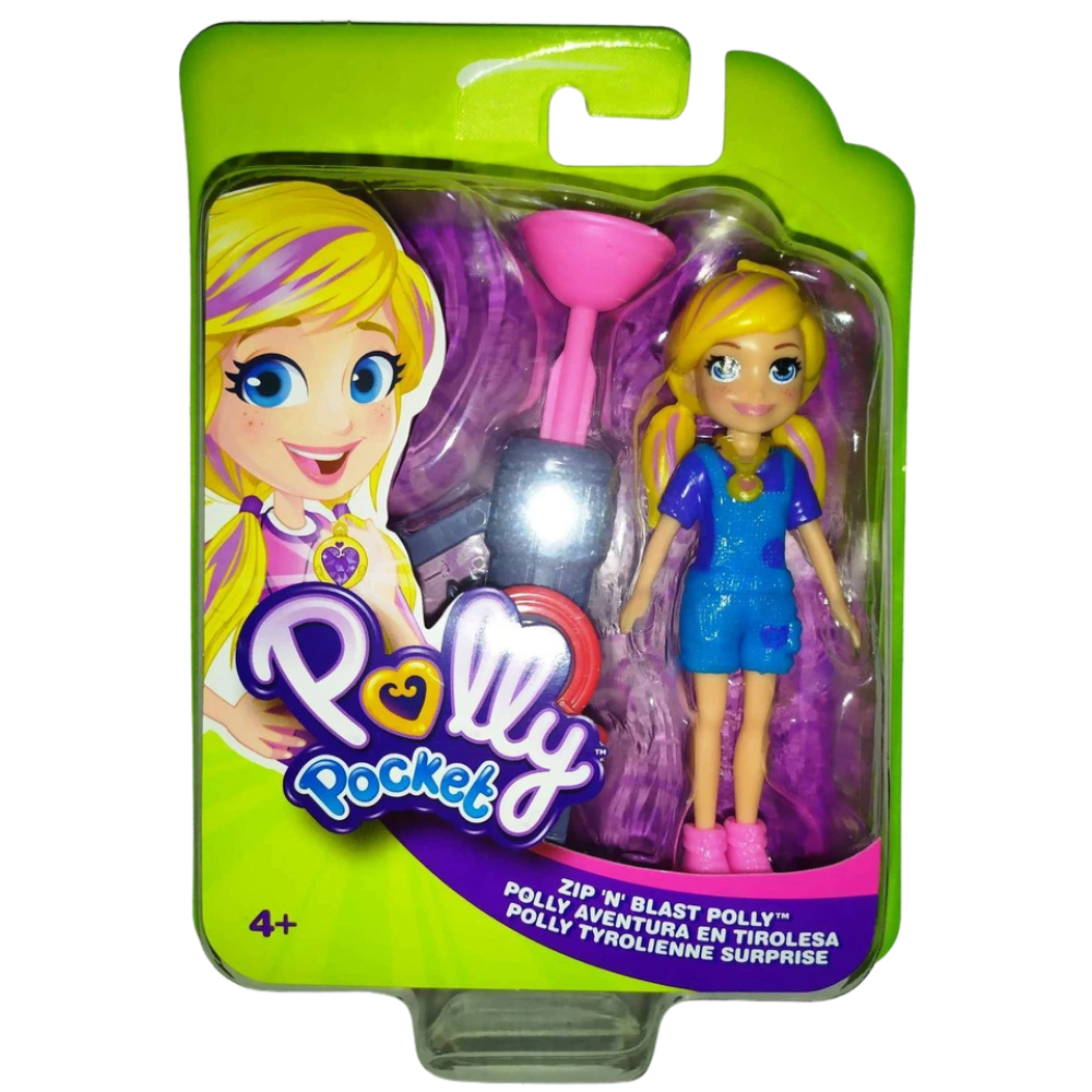 Polly Pocket Accessories Doll Set 9 Cm Trendy Outfit & Mini Dolls Mattel Toy