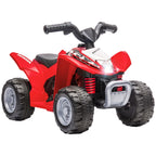 Toddlers’ 6V Electric Licensed ATV Quad Bike Ride-On, Red – Ages 1.5 to 3 Years