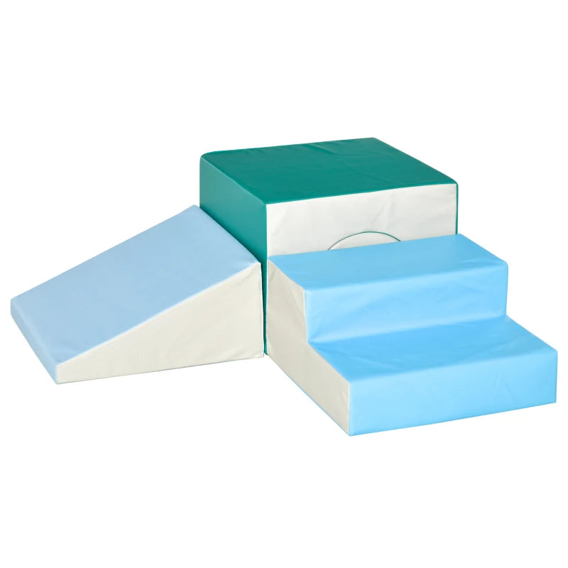 Multi-Colored 4-Piece Soft Play Set for Toddlers 1-3 Years – Fun Climb and Crawl