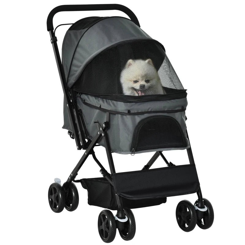 Portable Foldable Pet Stroller for Dogs & Cats