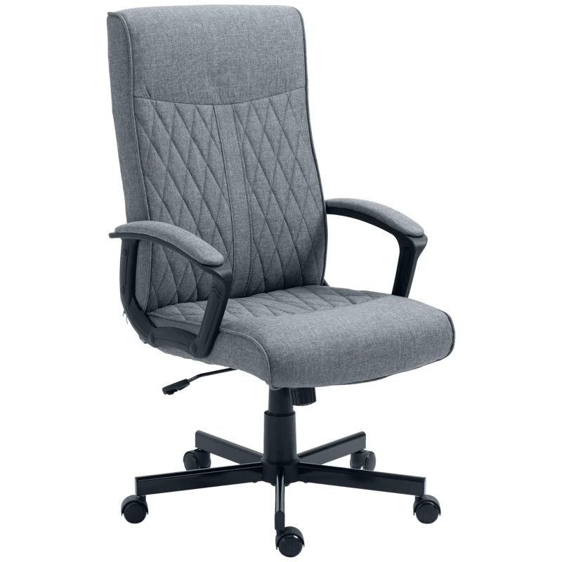 Dark Grey Office Chair – High Back, Adjustable Height, Swivel