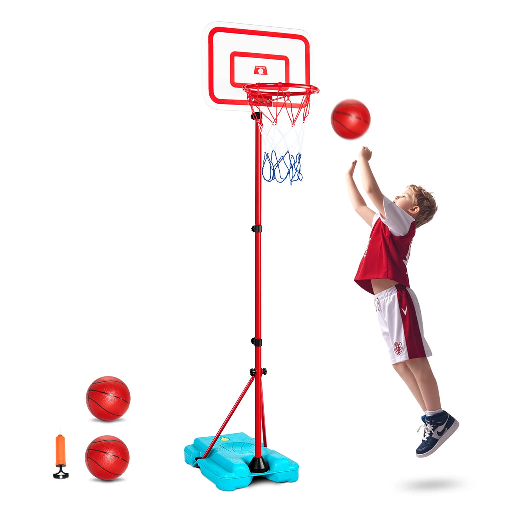 Adjustable Toddler Basketball Hoop 104–190CM Kids Indoor Outdoor Sport Toy Set