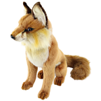 Hansa 27cm Red Fox Plush Soft Toy Wild Animal Teddy Gift 6098 for Nature Lovers Cute Cuddly