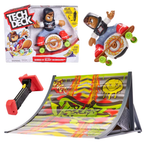 Tech Deck Shred N Blast Motorised Fingerboard Skateboard Ramp Toy Kids 6+ 90 Characters