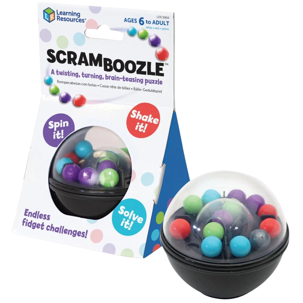 Learning Resources Scramboozle Puzzle Game Brain Teaser for Kids Fun Family Learning Toy