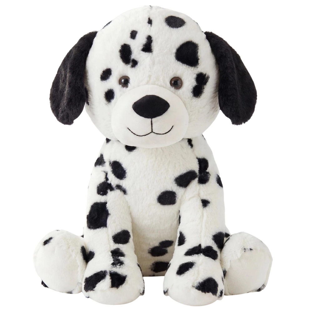 Dalmatian Puppy Soft Toy 15 Inch Sitting Teddy Stuffed Animal Cuddly Dog Pet Plush Kids Gift