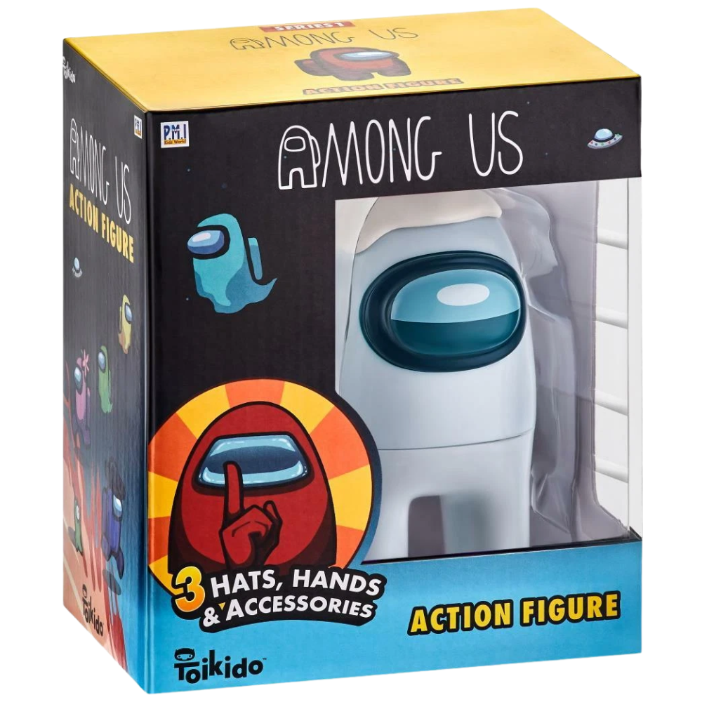Among Us White Action Figure 11.5cm Collectible Toy with Window Display Box for Kids Fresh