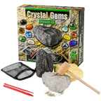 Crystal Digging Kit for Kids Gemstone Excavation Science Toy Set Boys Girls Learning Fun