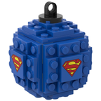 LEGO Superman Christmas Bauble Decoration Building Kit 41 Pieces Holiday Tree Ornament