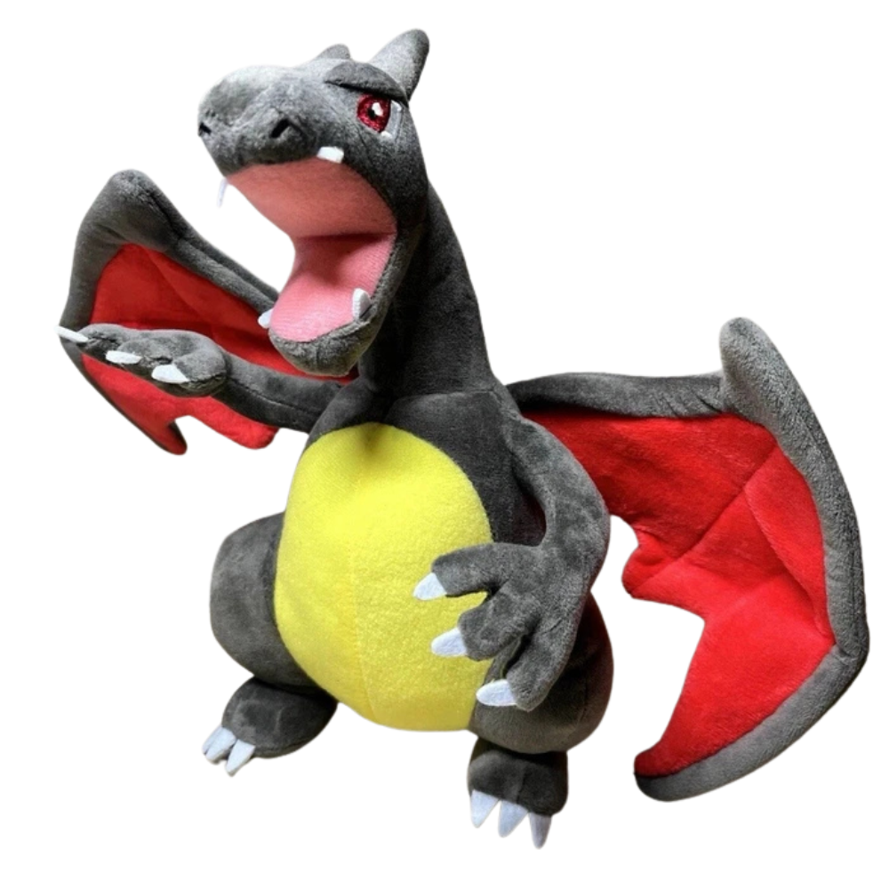 Pokemon Shiny Charizard Plush Soft Toy Teddy 24cm Dragon Character Collectible Kids Gift