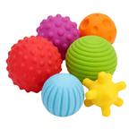 Baby Sensory Balls Set 6 Pcs Soft Textured Grasping Balls Infant Toddler Toy