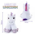 Abeec Light Up Unicorn Plush Toy Magical Soft Cuddly Unicorn Gift for Kids Bedroom Decor
