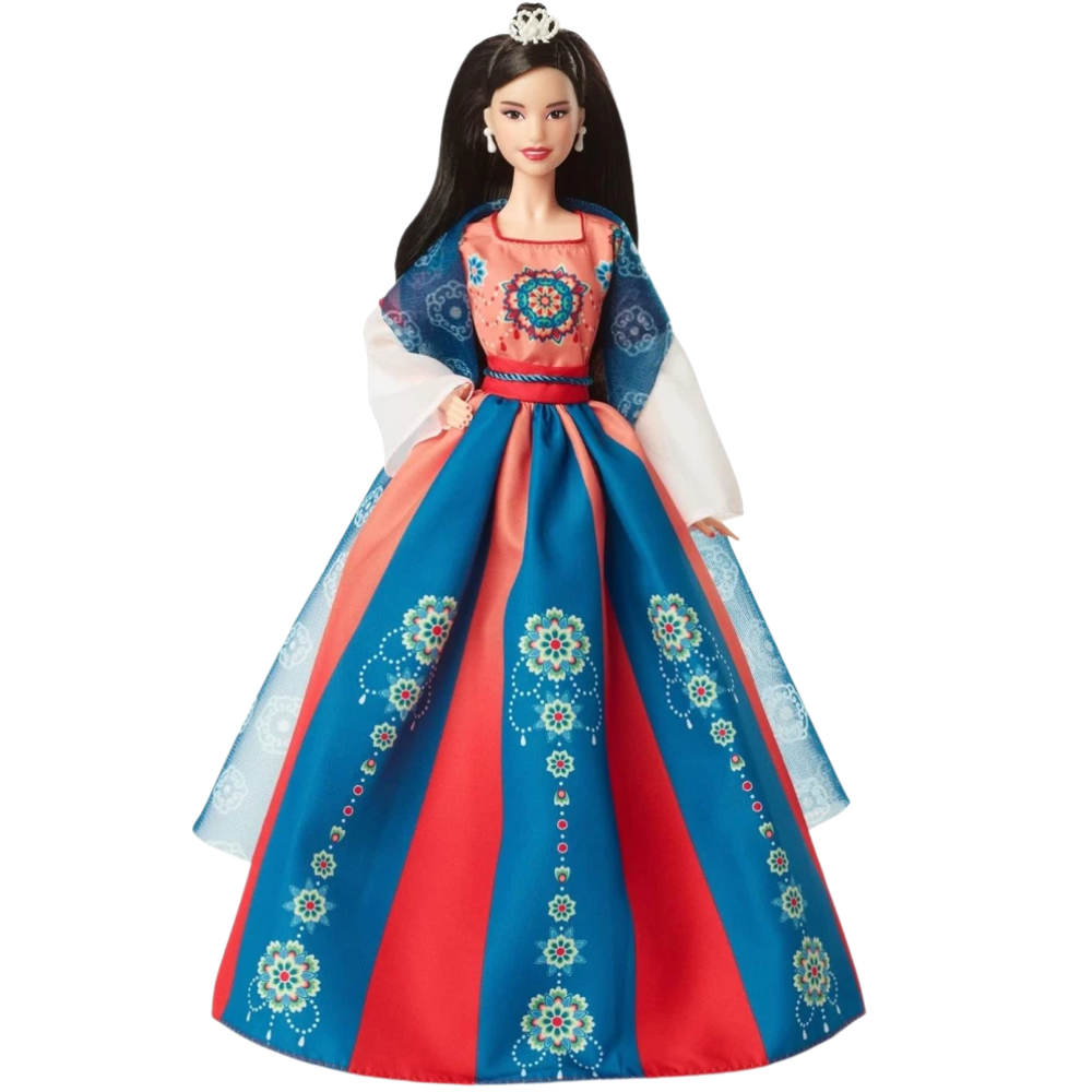 Barbie Signature Lunar New Year Collectible Doll Hanfu Robe Chinese Print Gift 6+