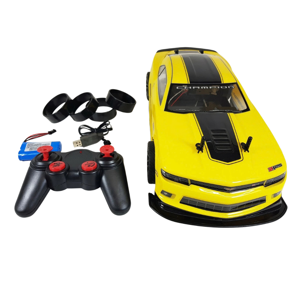 Remote Control Camaro Style Drift Car Rc 1:10 4wd 2.4ghz 8ch Ready to Run Kids Gift 8+