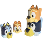 Tomy Toomies Bluey Family Pourers Bath Toys for Toddlers, 4 Stackable Water Cups 18m+