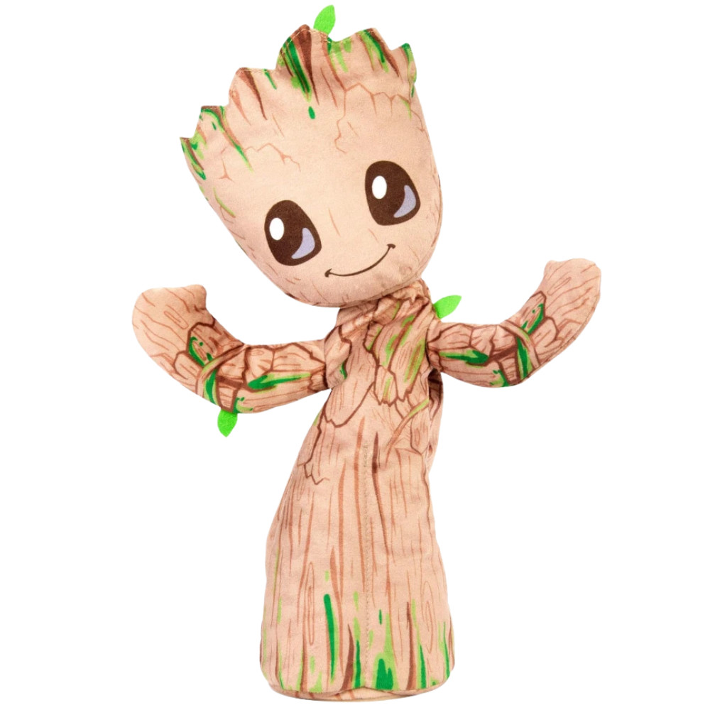 Marvel Dancing Groot Plush Toy Interactive Moving Figure with Sound Fun Collectible for Fans