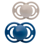 MAM Perfect Soothers 18–36 Months 2-Pack SkinSoft Silicone with Steriliser Box