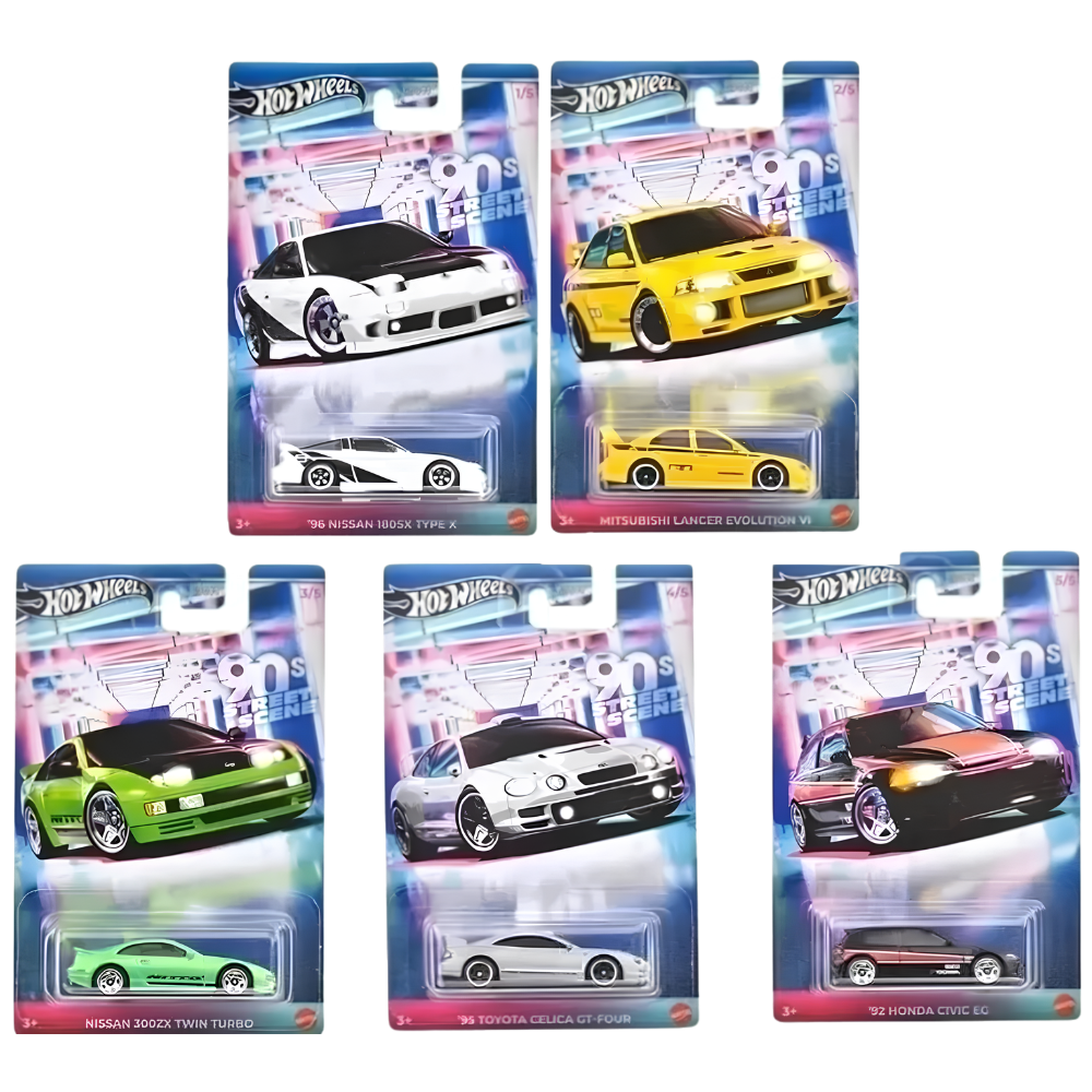 Hot Wheels 90s Street Scene Cars 1:64 Scale Choose Model Mattel 2024 Collection