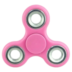 Pink Fidget Hand Spinner Stress Relief Focus Toy Pocket Size Sensory Spinner for Kids Adults Sp-Pink