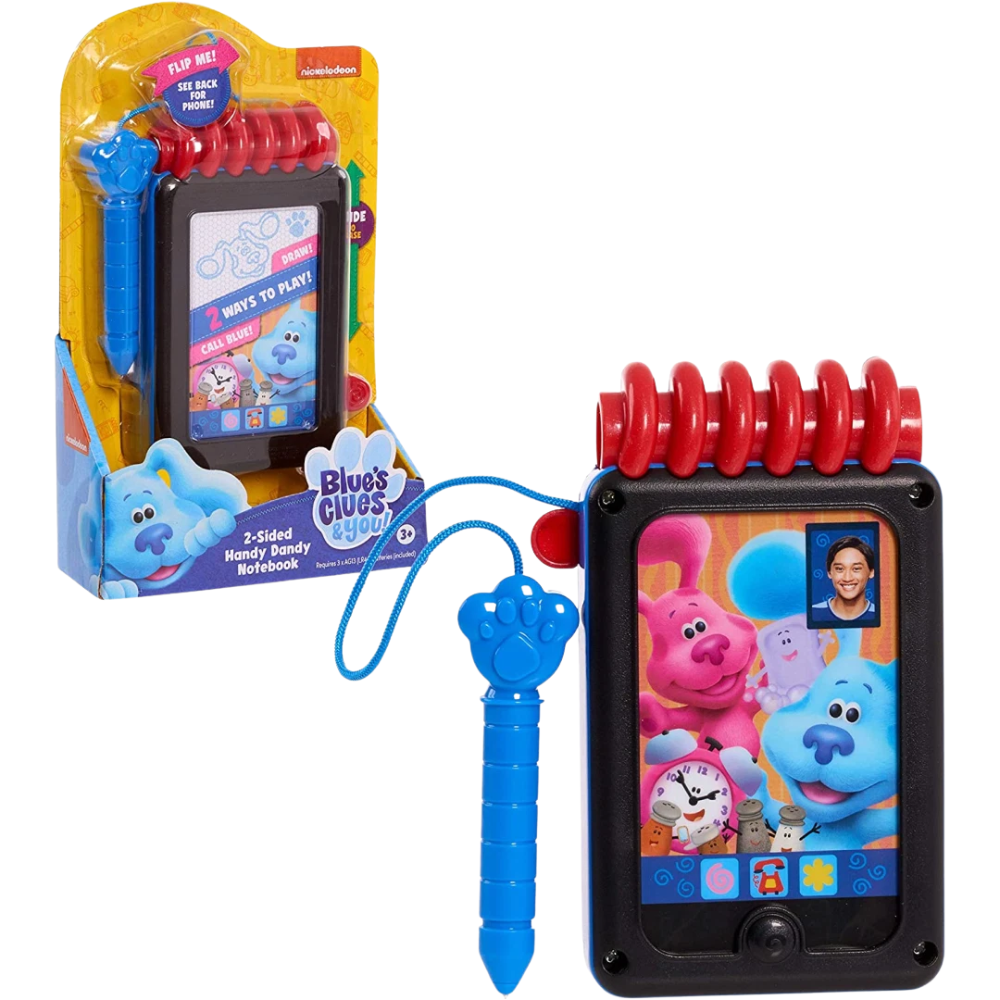 Blue's Clues & You Handy Dandy Notebook Interactive Learning Toy with Lights & Sounds