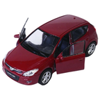 Welly 2009 Hyundai I30 Red Diecast Model Car Korean Family Hatchback Toy 1:34–1:39 Scale