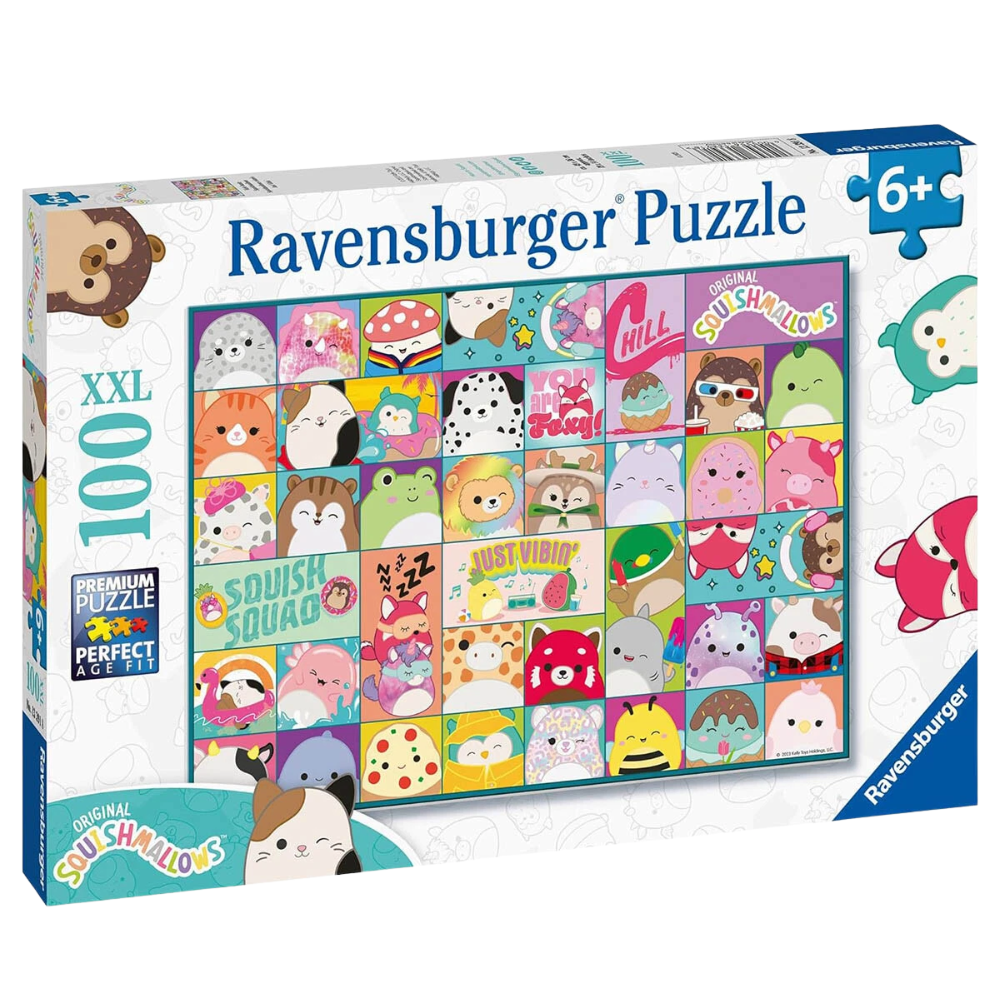 Ravensburger Squishmallows 100 Piece XXL Jigsaw Puzzle for Kids Ages 6+