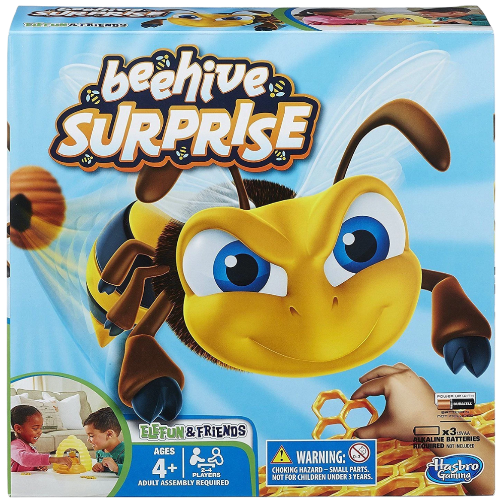Hasbro Beehive Surprise Board Game for Kids Family Fun 2-4 Players Age 4+
