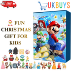 Super Mario Advent Calendar 2026 with 24 Toy Figures Christmas Countdown Gift for Kids