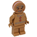 Lego Gingerbread Woman Girl Minifigure Genuine Lego Christmas Figure New Holiday Collectible