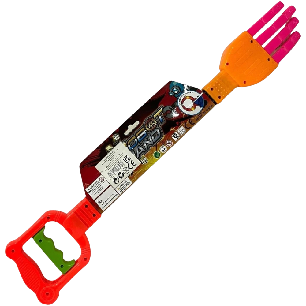 Pebble Hug Robot Hand Claw Grabber 50cm Long Reach Toy for Kids Fine Motor Skills Learning