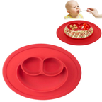 Silicone Baby Feeding Snack Mat Toddler Suction Placemat & Food Tray
