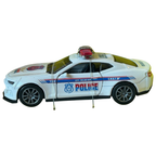 SWAT Route 66 American Police Car Diecast Model Toy Pull-Back Vehicle White