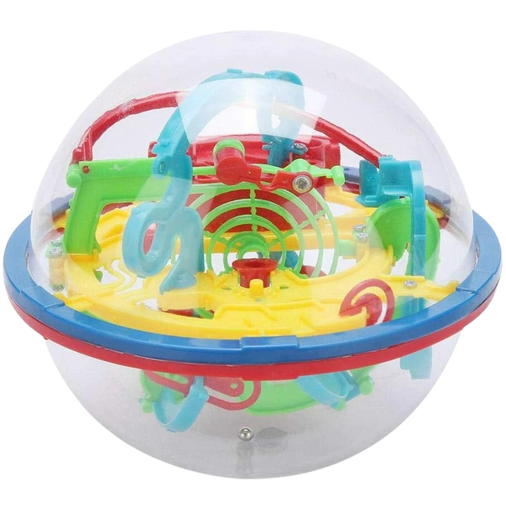 Intellect 3d Maze Ball Puzzle Toy Spherical Labyrinth Brain Game for Kids and Adults Uk