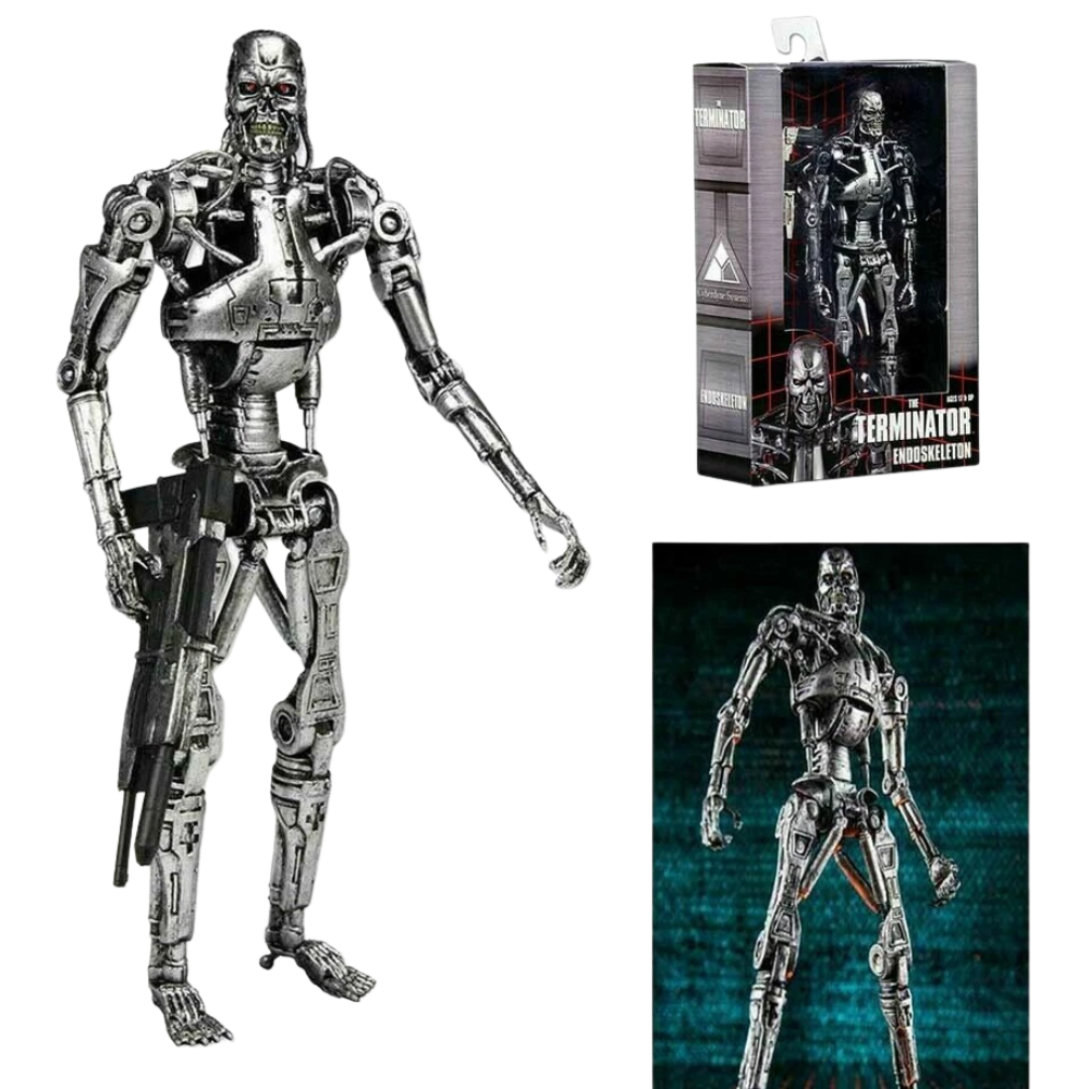 NECA Terminator ENDOSKELETON T-800 Action Figure 7" Arnold Schwarzenegger Model
