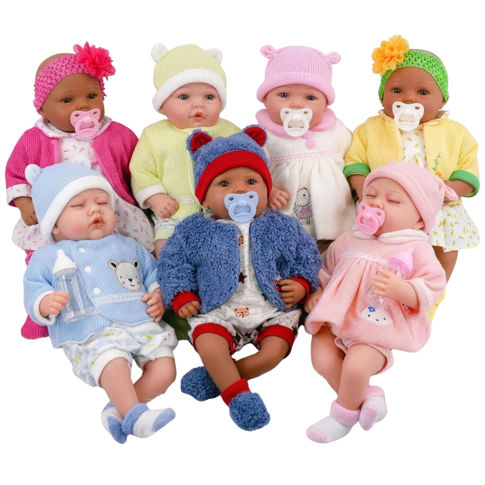 20" Reborn Baby Doll or 2-Piece Doll Clothes Set BiBi Doll Choose Your Option