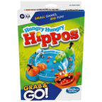 Hasbro Gaming Grab and Go Hungry Hungry Hippos Travel Game Portable Kids Family Toy