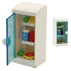 LEGO City Kitchen Fridge with Food Items Pizza Milk Accessories Building Parts
