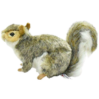 Hansa Grey Squirrel Plush Soft Toy Lifelike Woodland Animal Teddy Gift 4840 Cute Cuddly Toy
