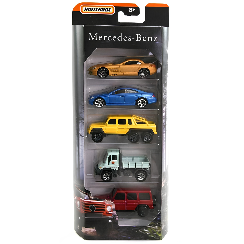 Matchbox Mercedes Benz Amg Limited Edition 5 Pack Die-Cast Toy Cars Fhy44 Kids