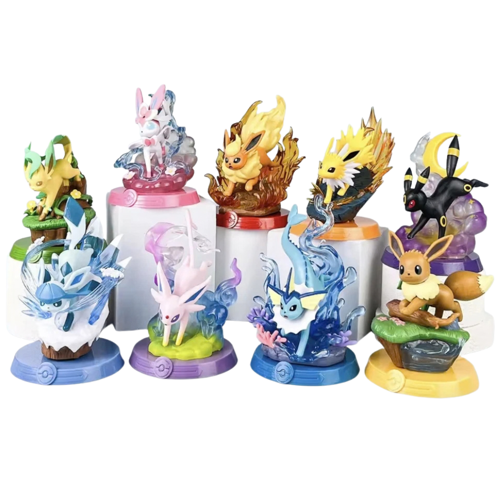 Pokemon Eeveelutions Figures Blind Box Sylveon Espeon Eevee Collectible Figure
